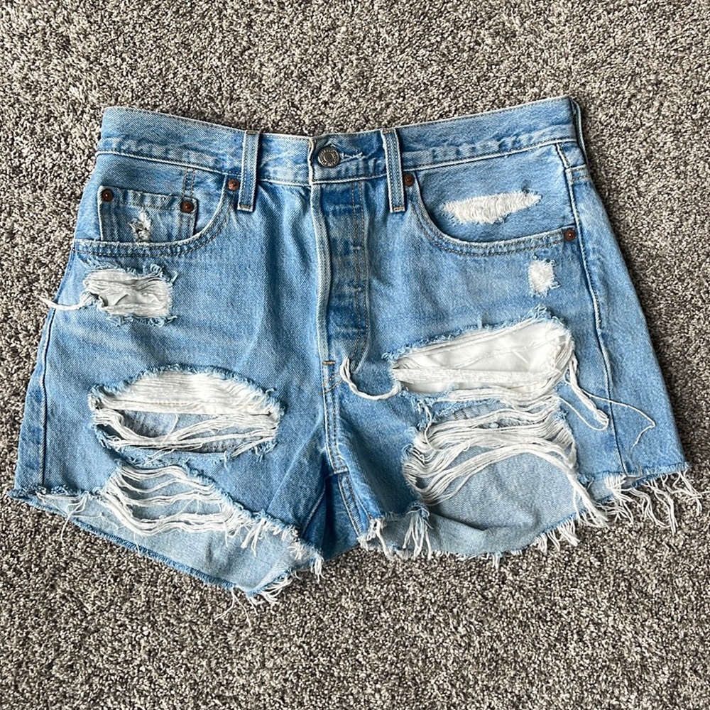 Levi’s 501 High-Rise Denim Shorts